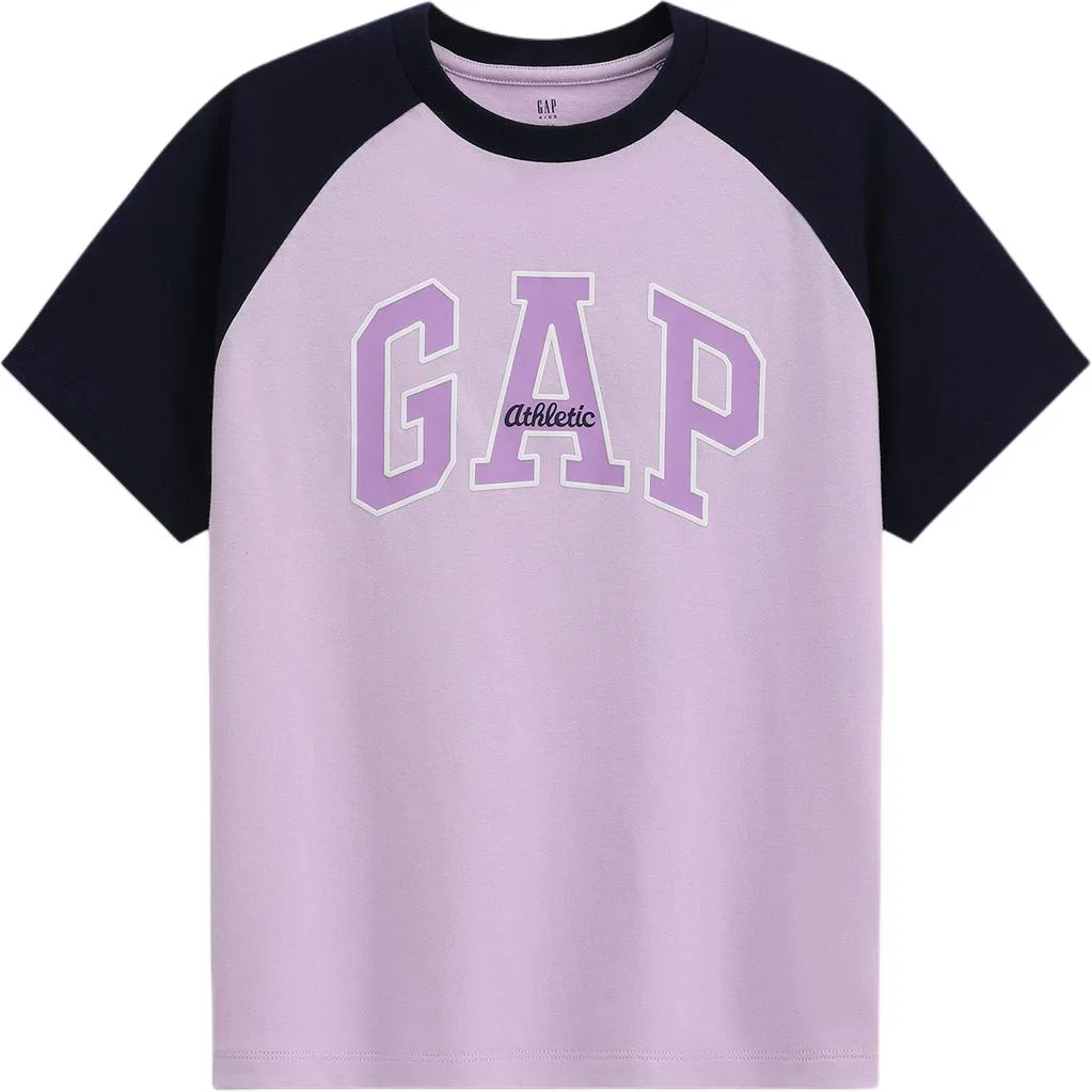 Детская футболка с круглым вырезом GAP, Lavender