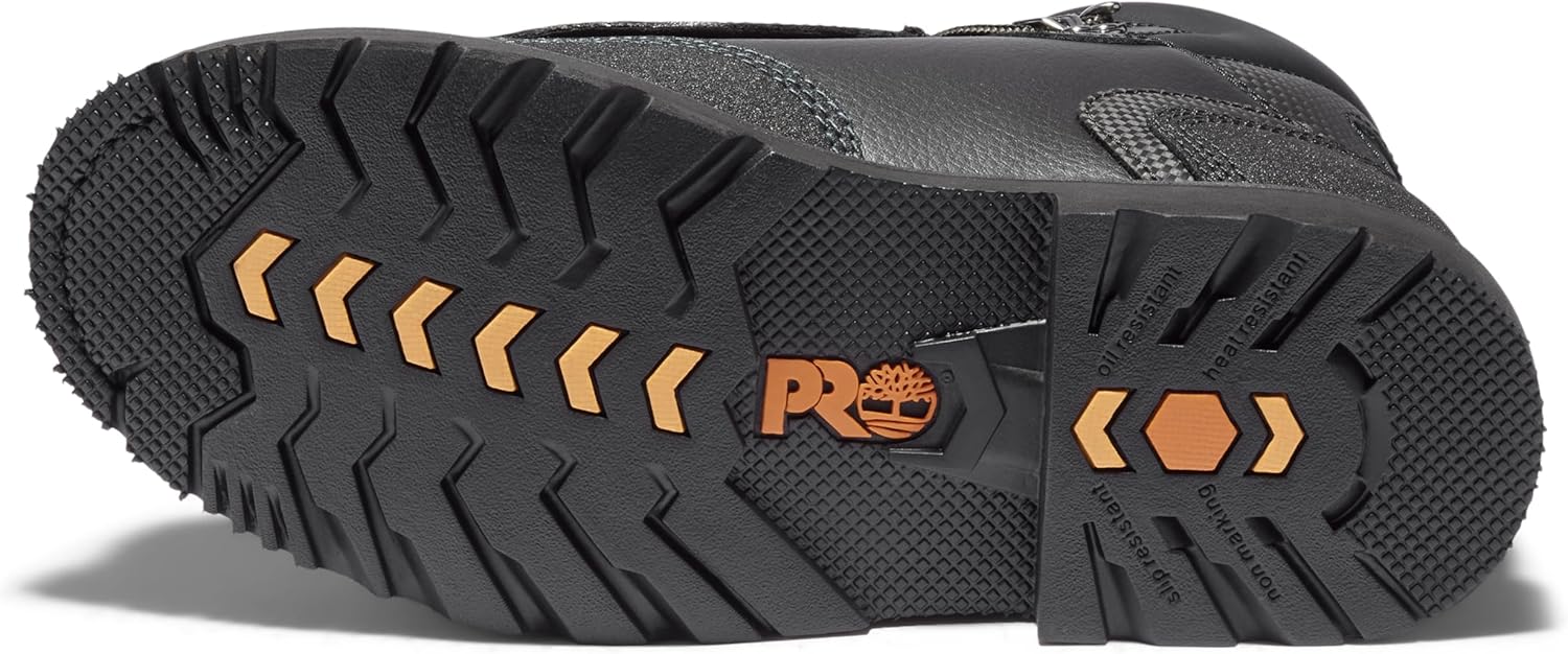 Timberland PRO мужские рабочие ботинки с внешней металлической защитой и стальным носком, 6 дюймов, Black — фото 4