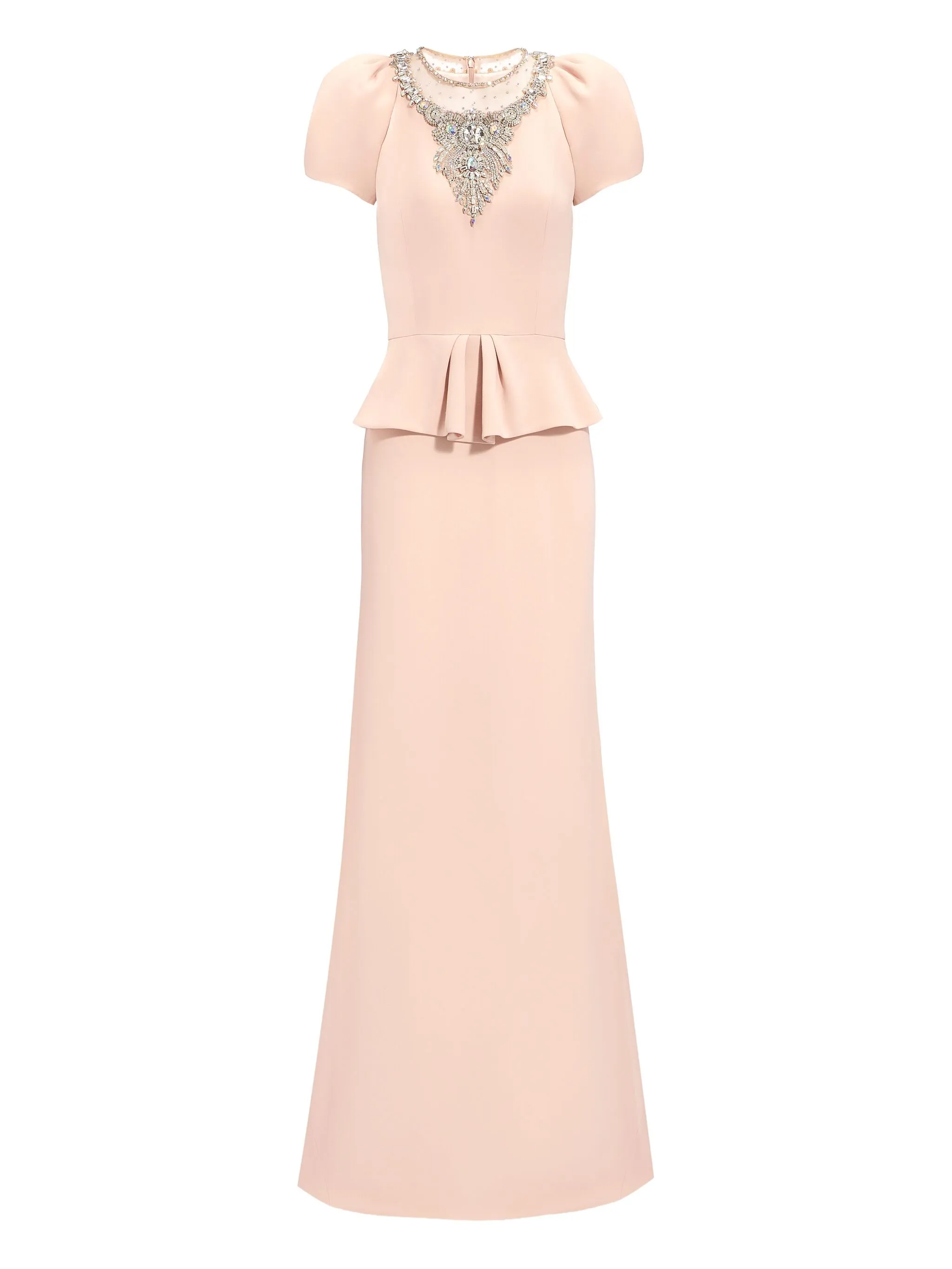 

Платье макси Nocturne Jenny Packham, розовый