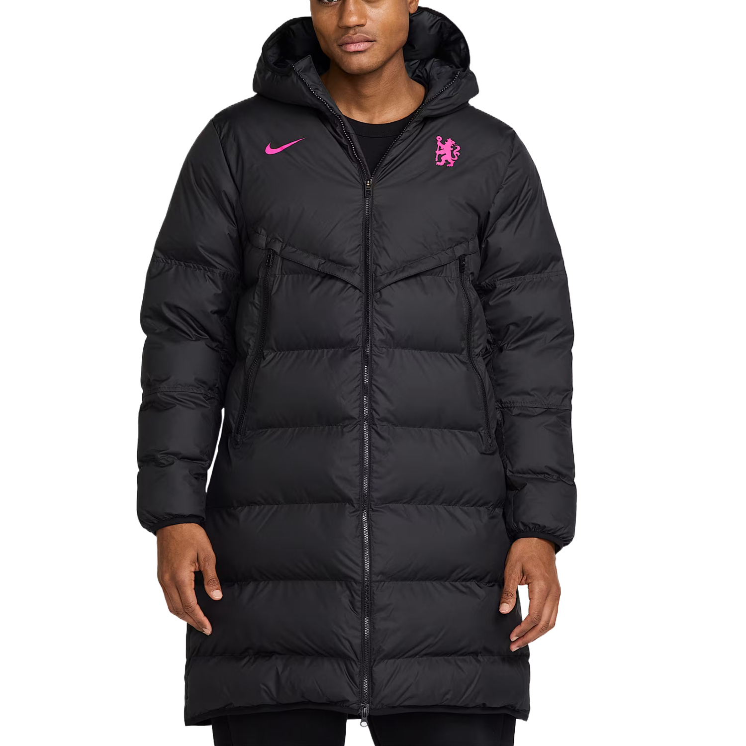 

Nike Куртка-парка WINDRUNNERPrimaLoft Chelsea F.C. Strike, Black/Pink