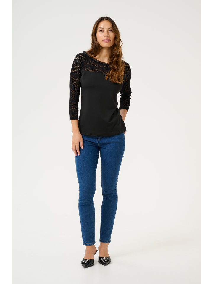 

Блузка Kaffe, глубокий черный