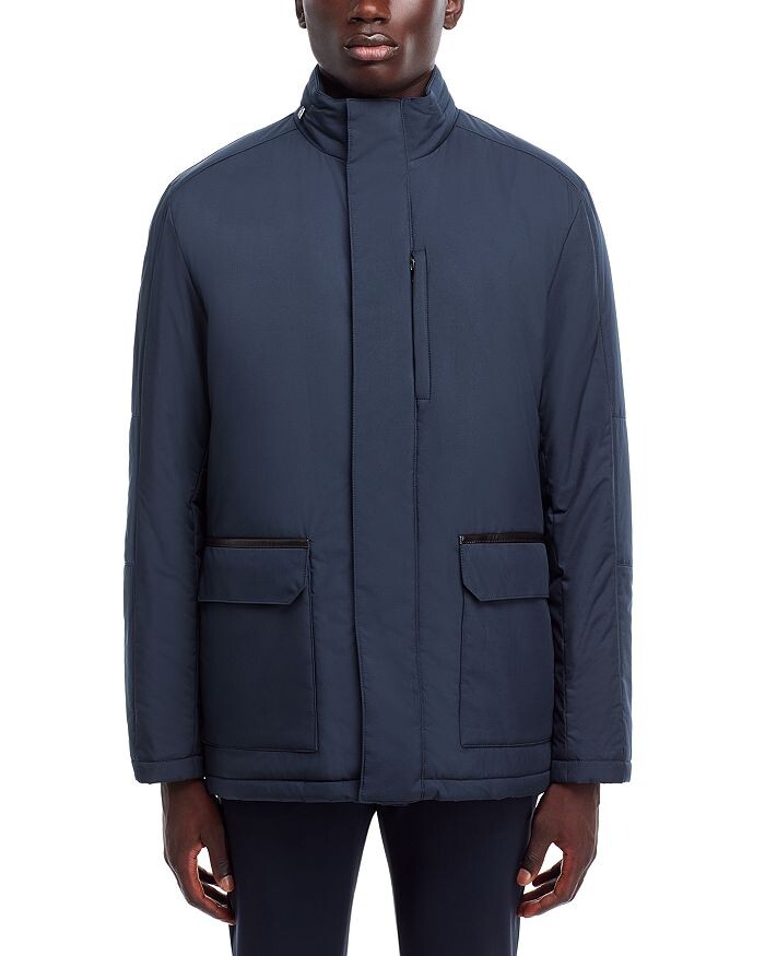 

Полевая куртка Corneliani из техно-нейлона, синий