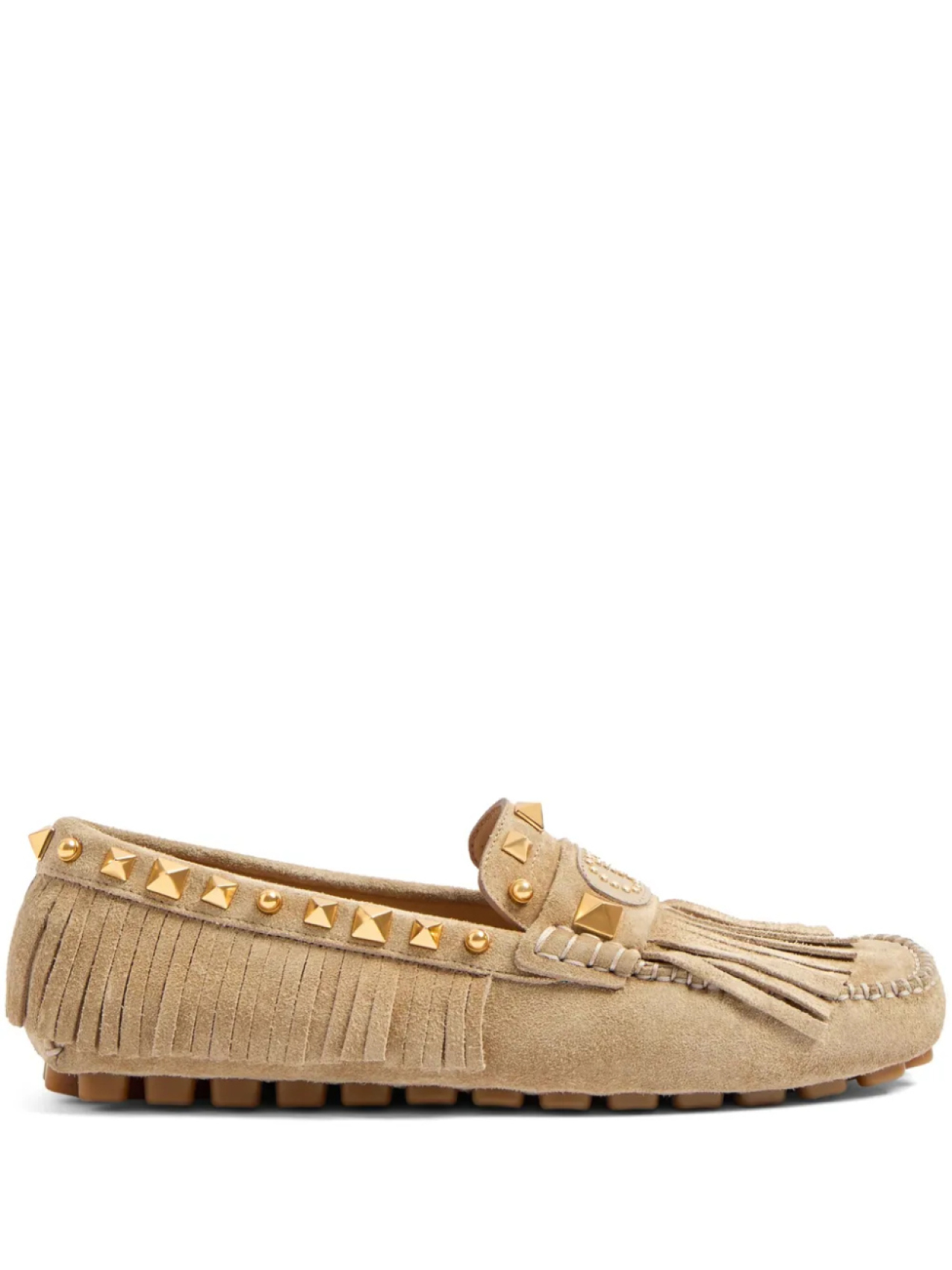 Valentino Garavani лоферы Rockstud, нейтральный