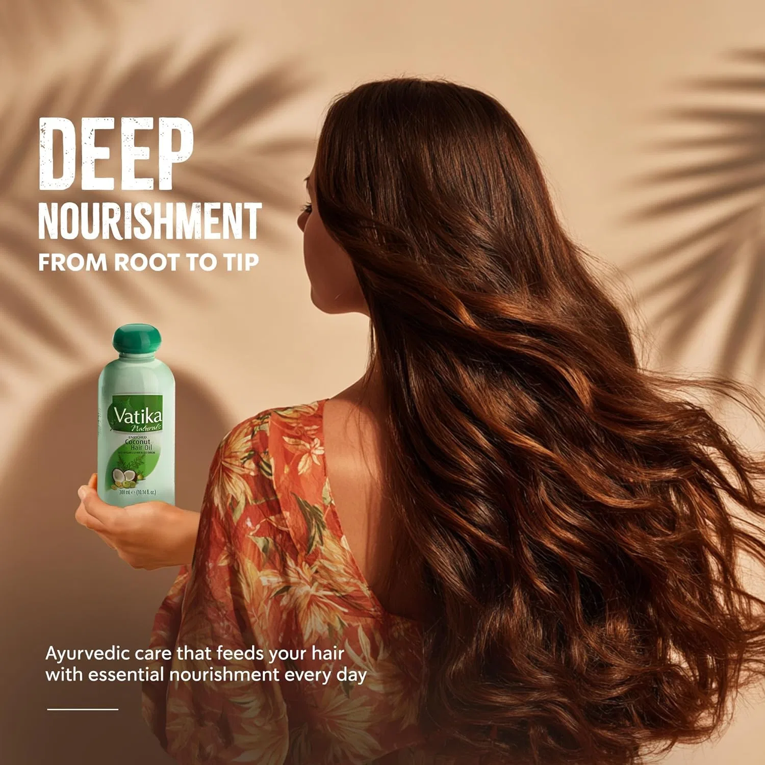 Масло для волос Vatika Naturals Enriched Coconut Hair Oil 300 мл Dabur — фото 4