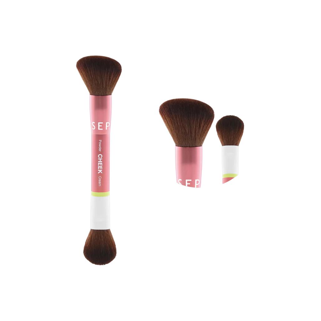 Sephora Портативная кисть для румян Dual Head с мягким смешиванием — фото 2