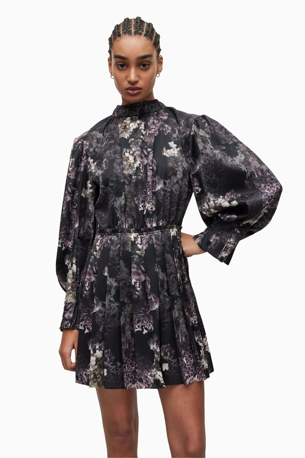 

AllSaints Margeaux Zoey черное платье All Saints, черный