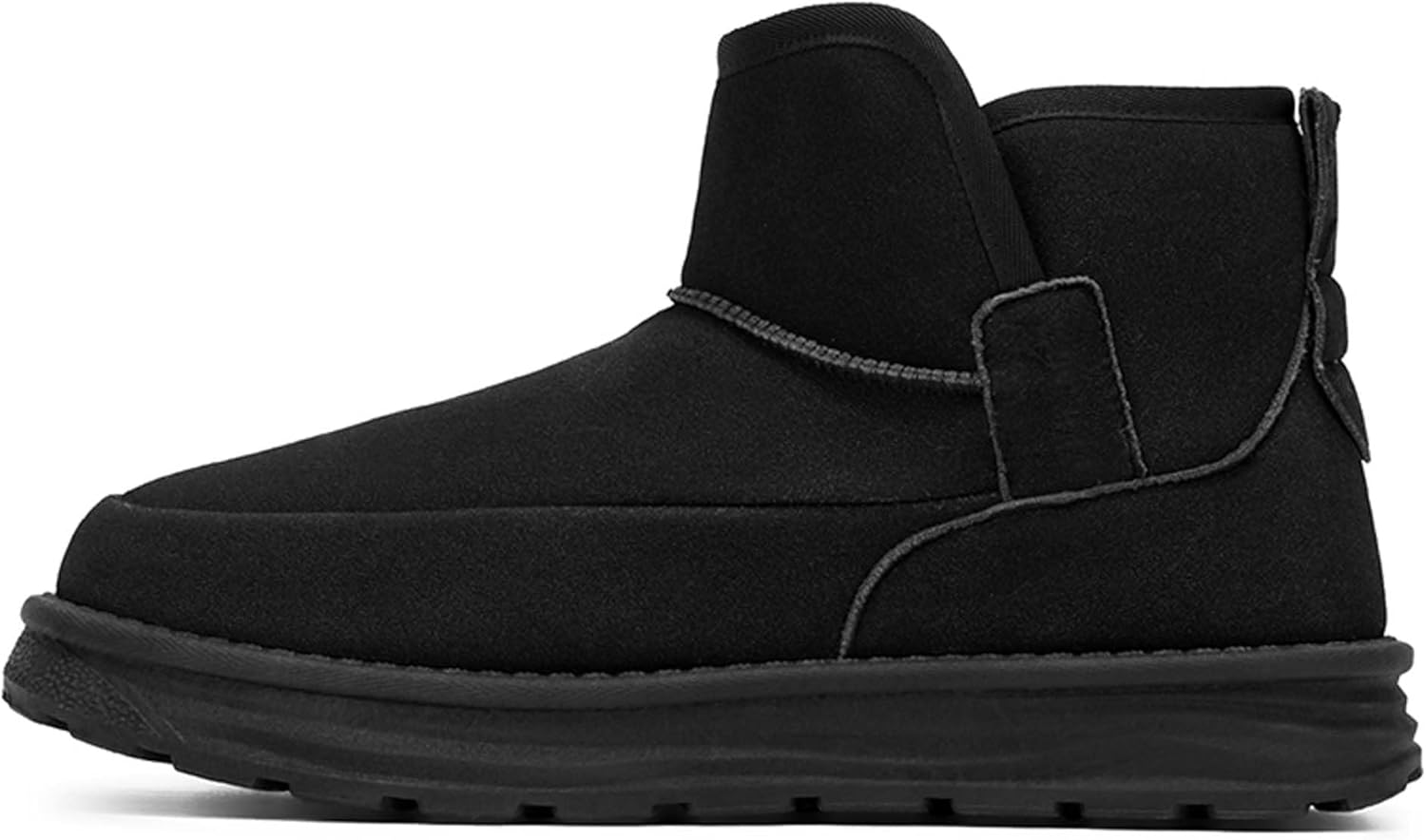 

Зимние высокие мужские ботинки с утеплителем, хлопковые ботинки с плюшевой отделкой Generic, черный