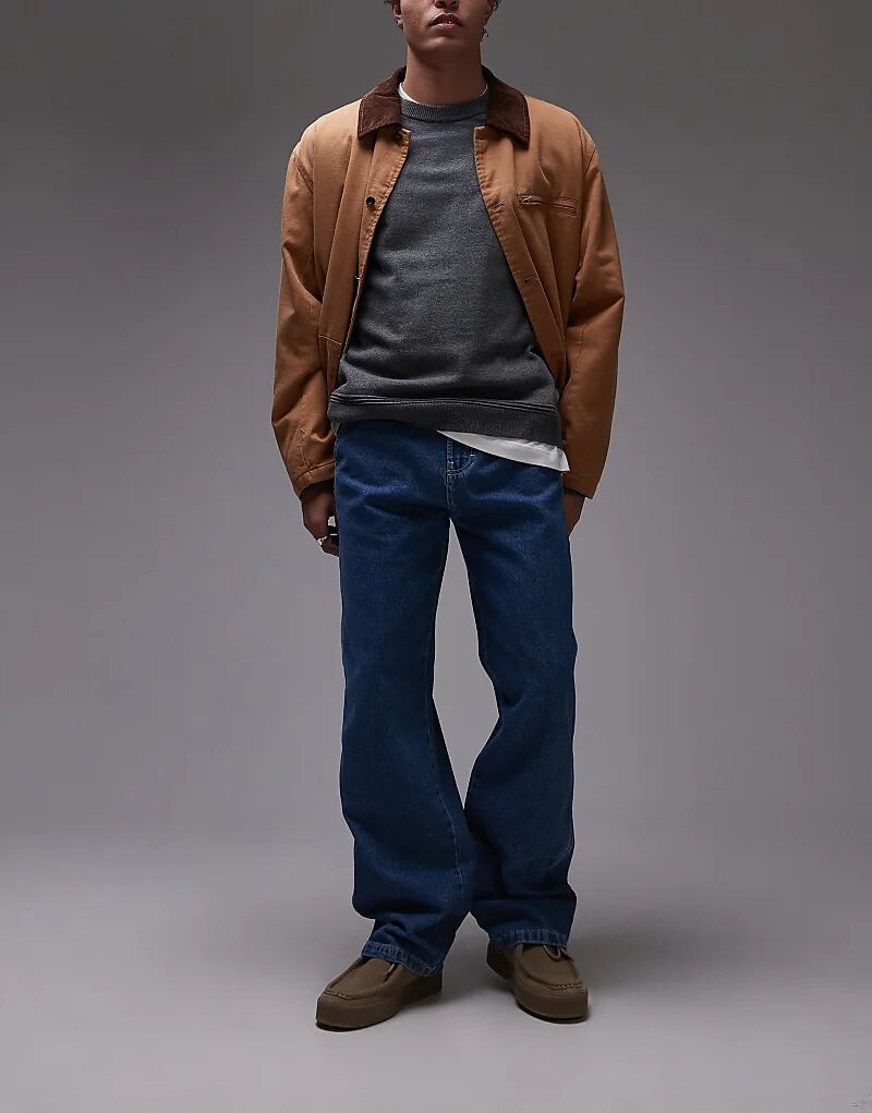 

Джинсы свободного кроя Dickies Stevensville Carpenter Denim классического синего цвета