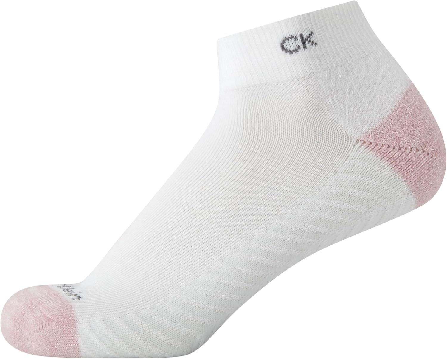 Женские носки Calvin Klein Quarter - упаковка из 6 пар носков с мягкой подошвой, дышащими и низким вырезом для бега, ходьбы и повседневной носки, Heather Grey — фото 2