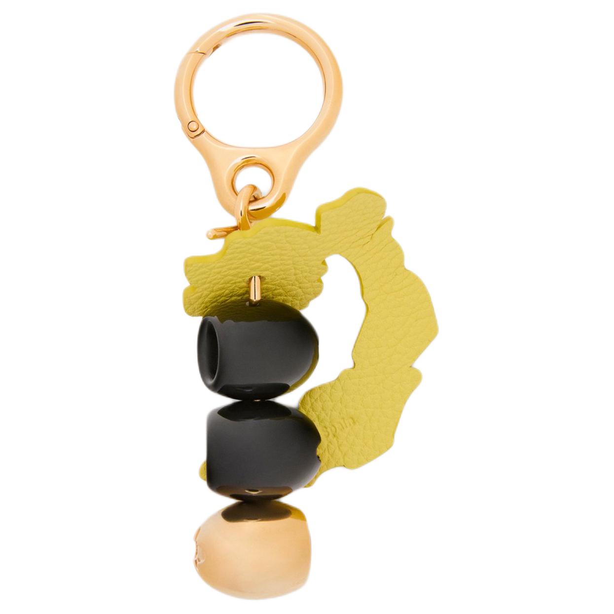 LOEWE Аксессуар для сумки из ацетата и латуни женский черный с золотом, Black & Gold — фото 2