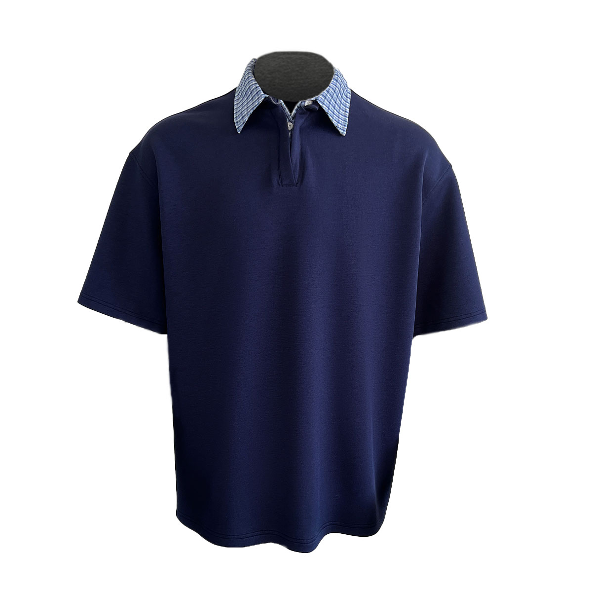 

Футболка Unisex Moderate Mock Two Piece X1617, темно-синий