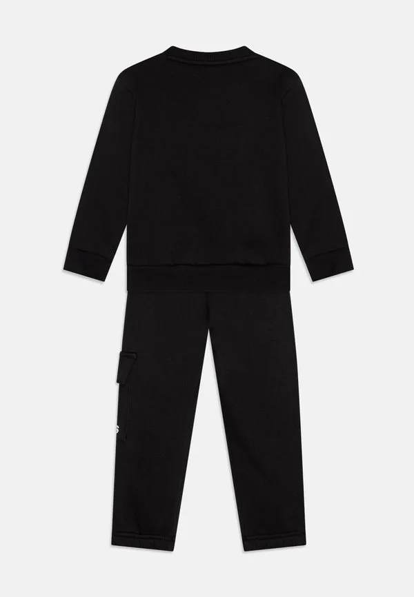 Детский спортивный костюм унисекс essentials для бега. Adidas Performance, Black/White — фото 2
