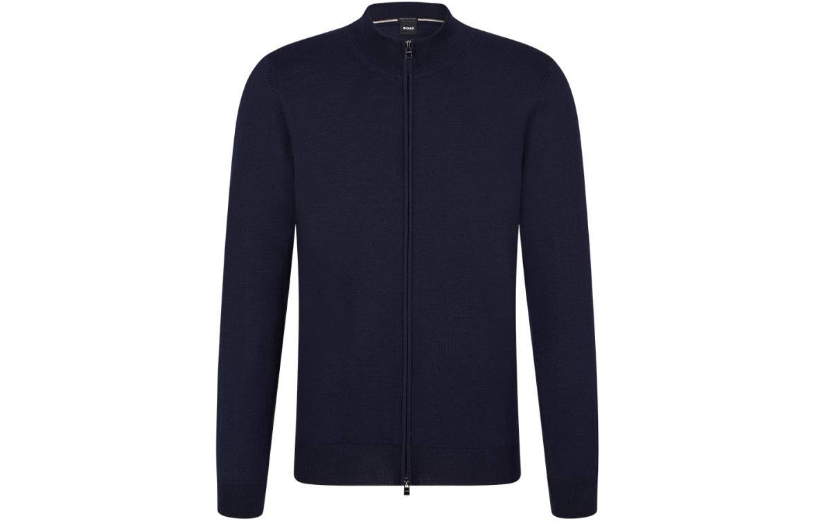 

Кардиган на молнии вязаный Boss HUGO BOSS, черный