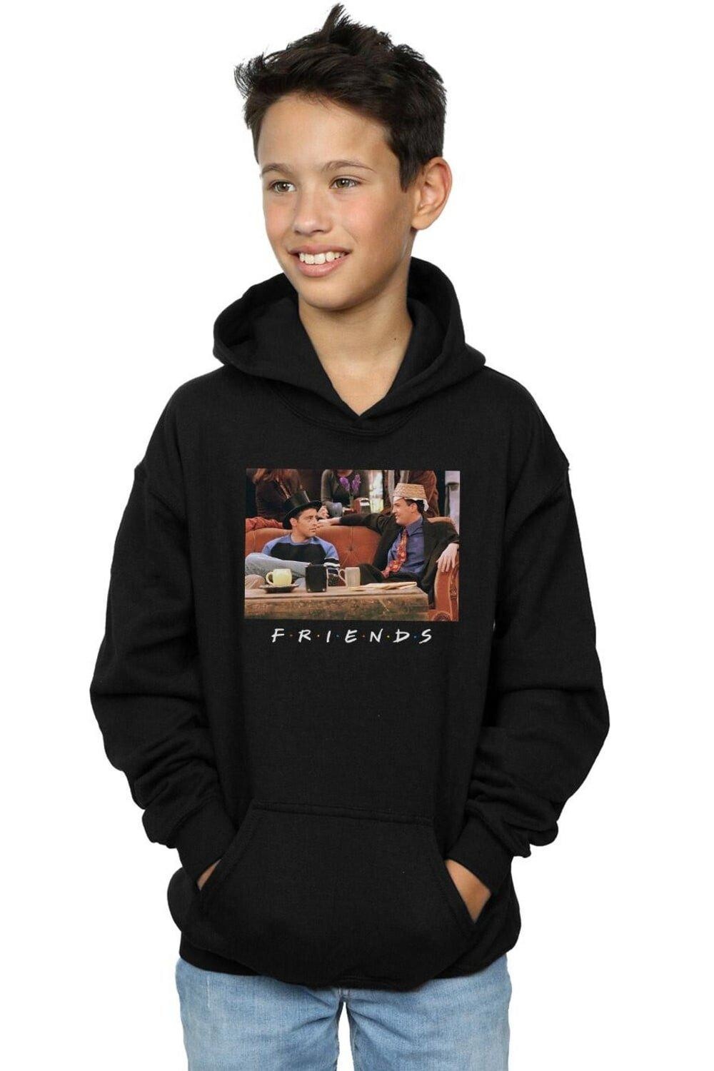 

Толстовка с капюшоном Джоуи и Чендлера Friends, черный