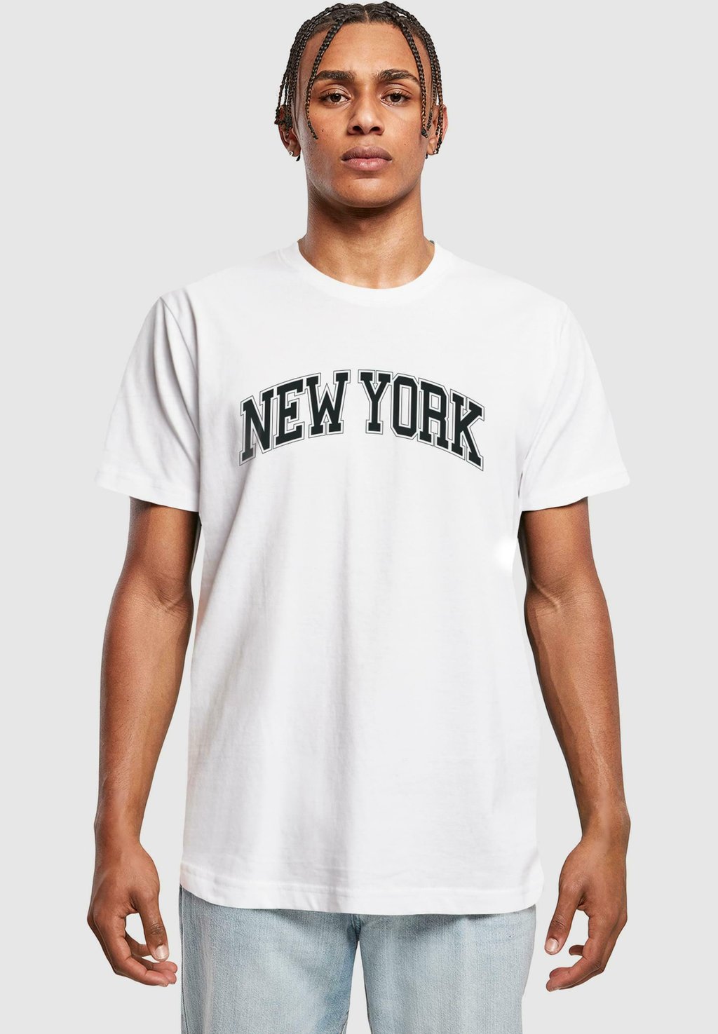 

Рубашка с принтом NY WORDING Mister Tee, белый