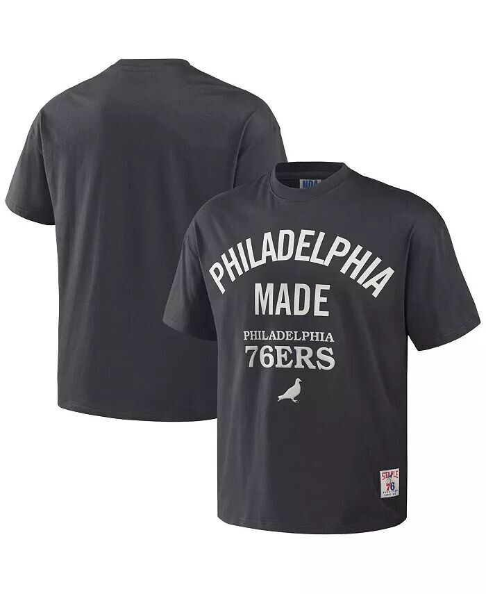 

Мужская футболка NBA x Anthracite Philadelphia 76ers Heavyweight Oversize Staple