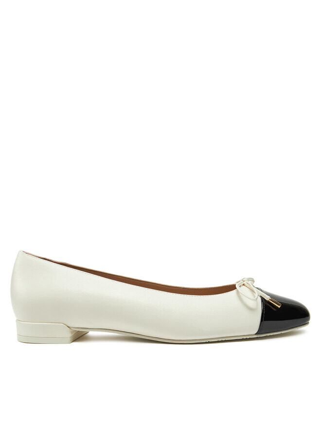 Балетки Stuart Weitzman Sleek Bow Flat SG888, экрю