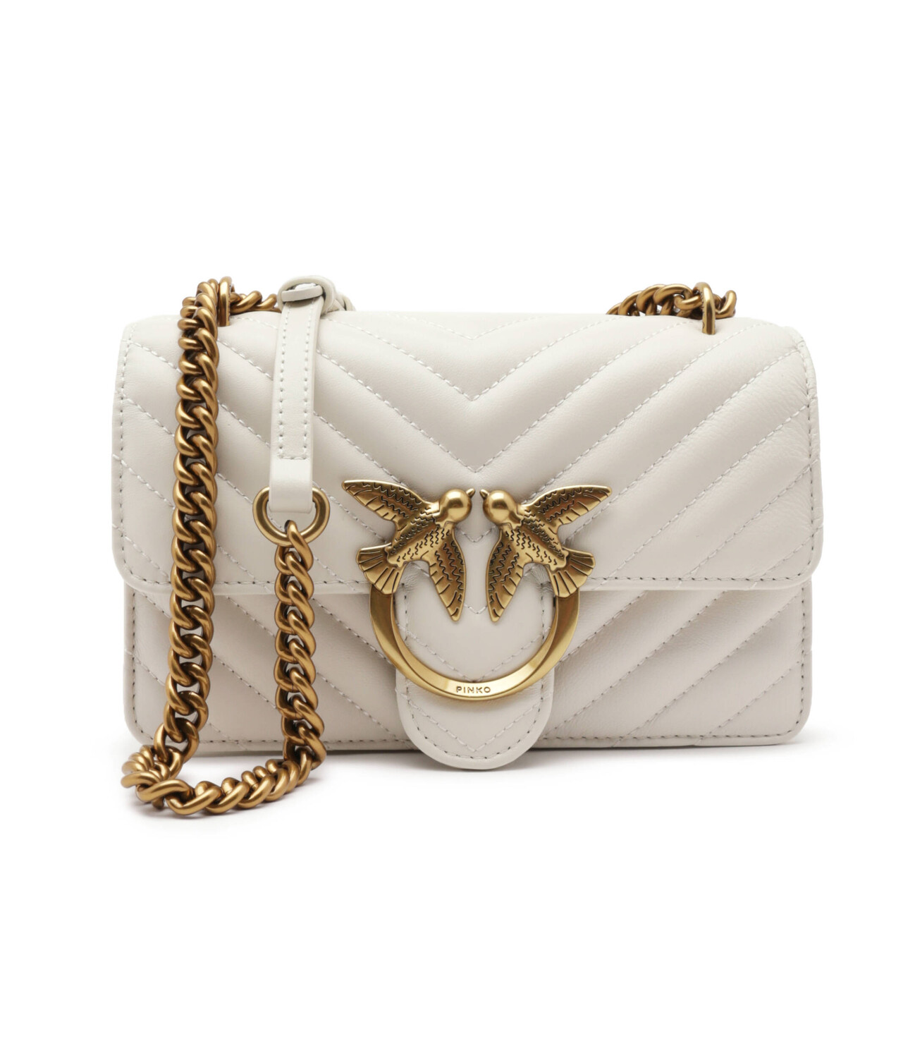 

Сумка через плечо Pinko Love One Mini Crossbody, белый