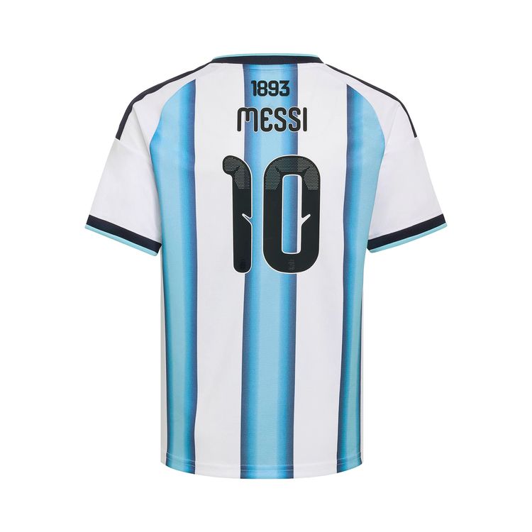 Домашняя футболка Adidas Argentina Месси, белый — фото 2