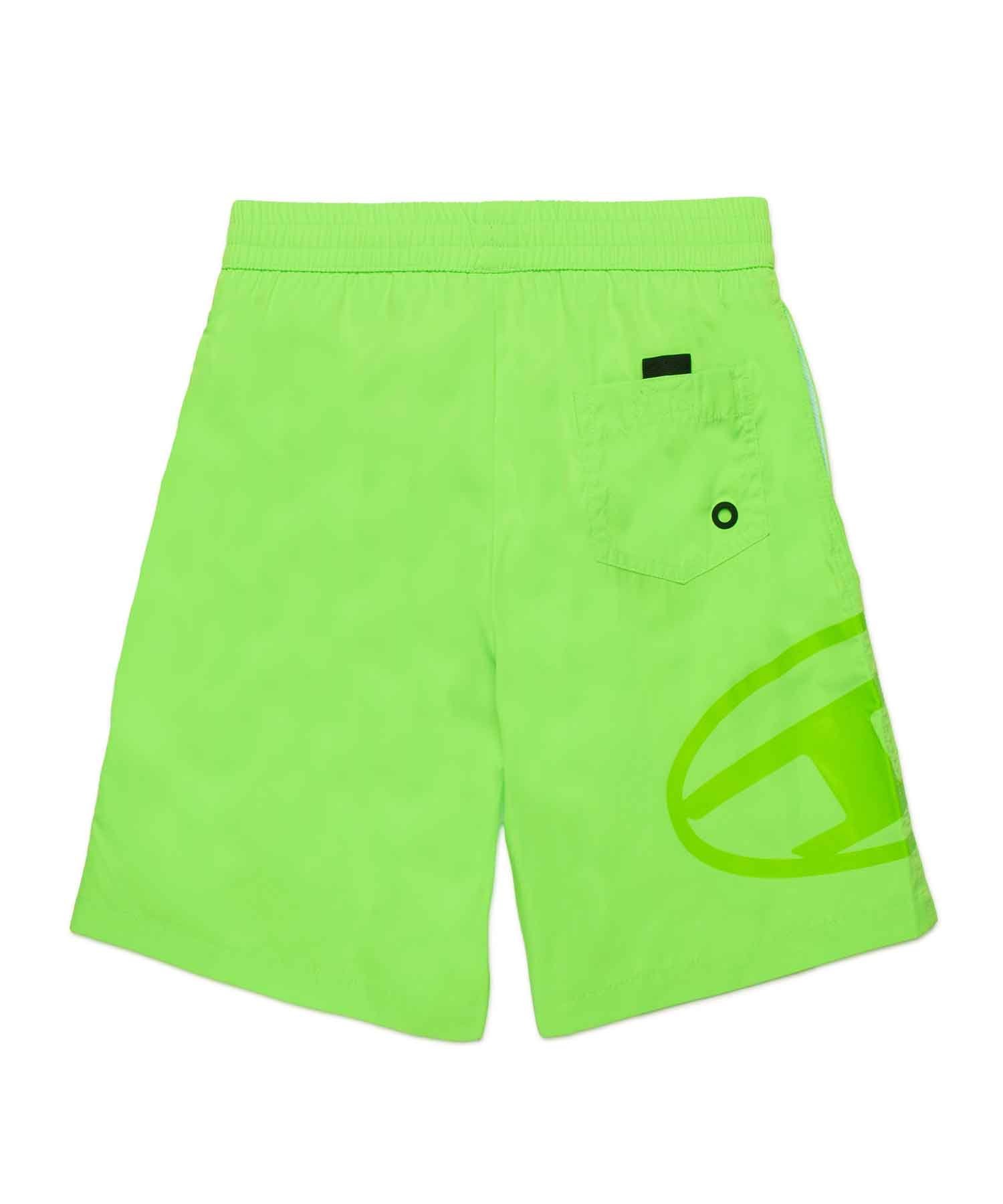 Детские и подростковые купальники с логотипом бренда DIESEL, Light Green — фото 4