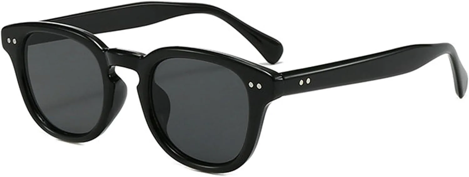 

Солнцезащитные очки Willochra в стиле ретро, ​​квадратные, для женщин и мужчин, с заклепками, дизайнерские, зеленые, модные женские солнцезащитные очки UV400, C1