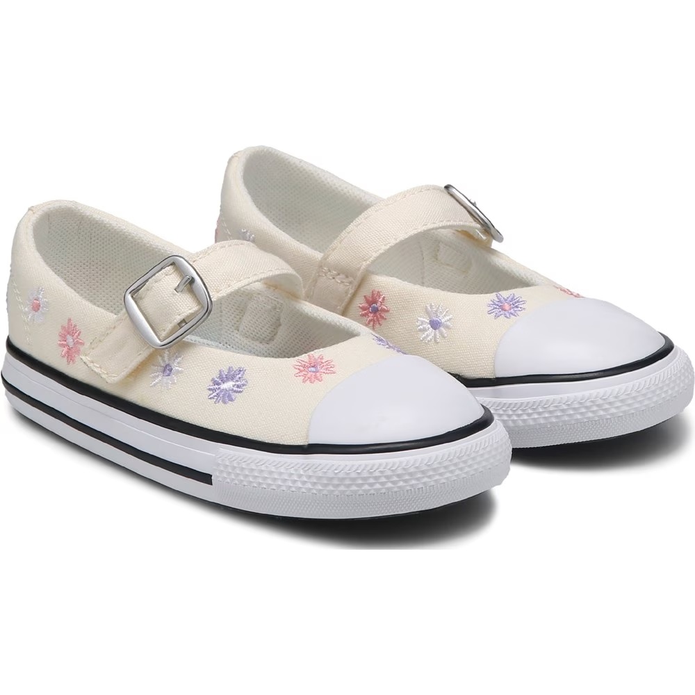 

Детские кеды Chuck Taylor All Star Dainty Mary Jane для малышей Converse, off white/floral