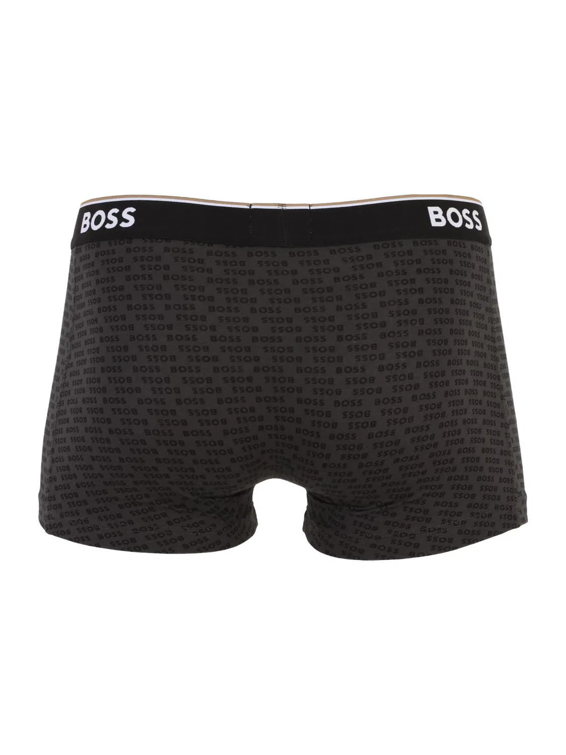 Боксерские шорты Boss Power серого и черного цвета — фото 2
