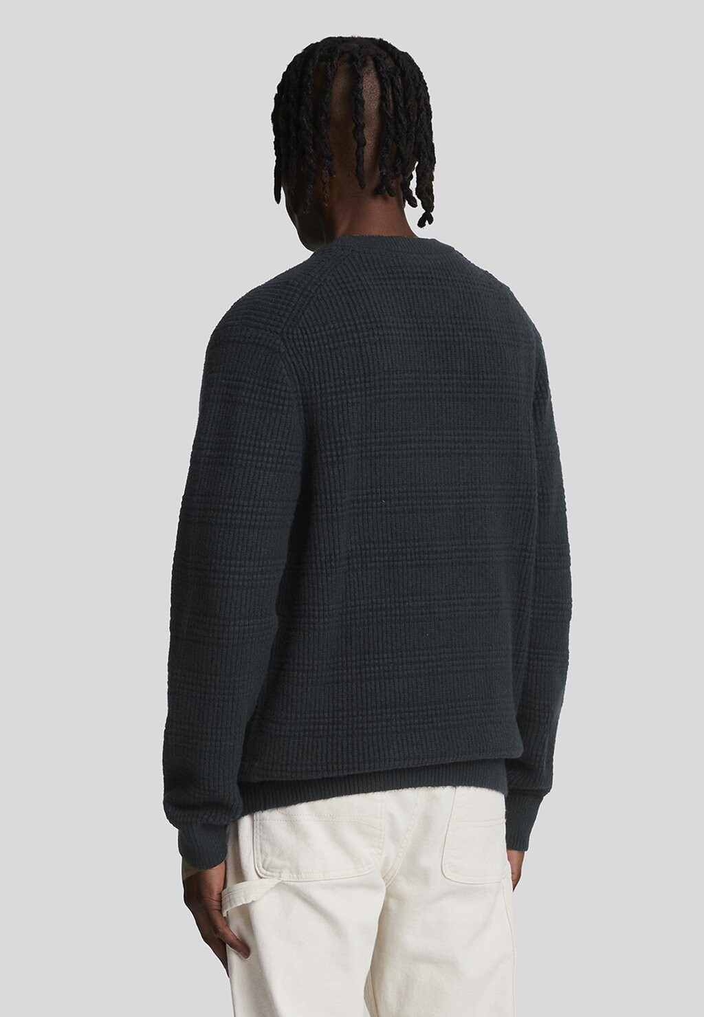 

Джемпер WAFFLE Lyle & Scott, черный