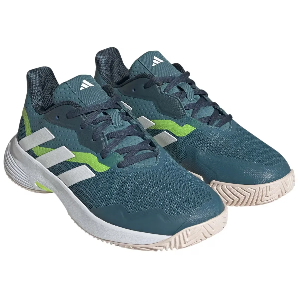 Adidas COURTJAM CONTROL 23 женские теннисные кроссовки, зеленый — фото 2