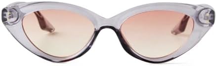 

Женские модные солнцезащитные очки 2027 года в стиле ретро, ​​с разноцветными заклепками, для уличной стрельбы, с защитой от УФ-излучения UV400 MTZJH, C2 Gray-pink Yellow