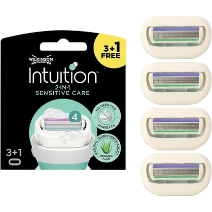 

Лезвия Intuition Sensitive Care, 4 шт Wilkinson Sword