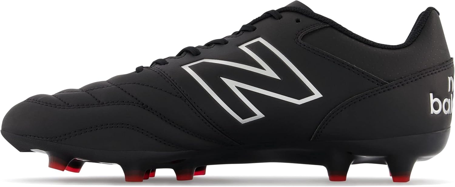 Футбольные бутсы New Balance Men's 442 V2 Team FG, черный/белый/красный — фото 4