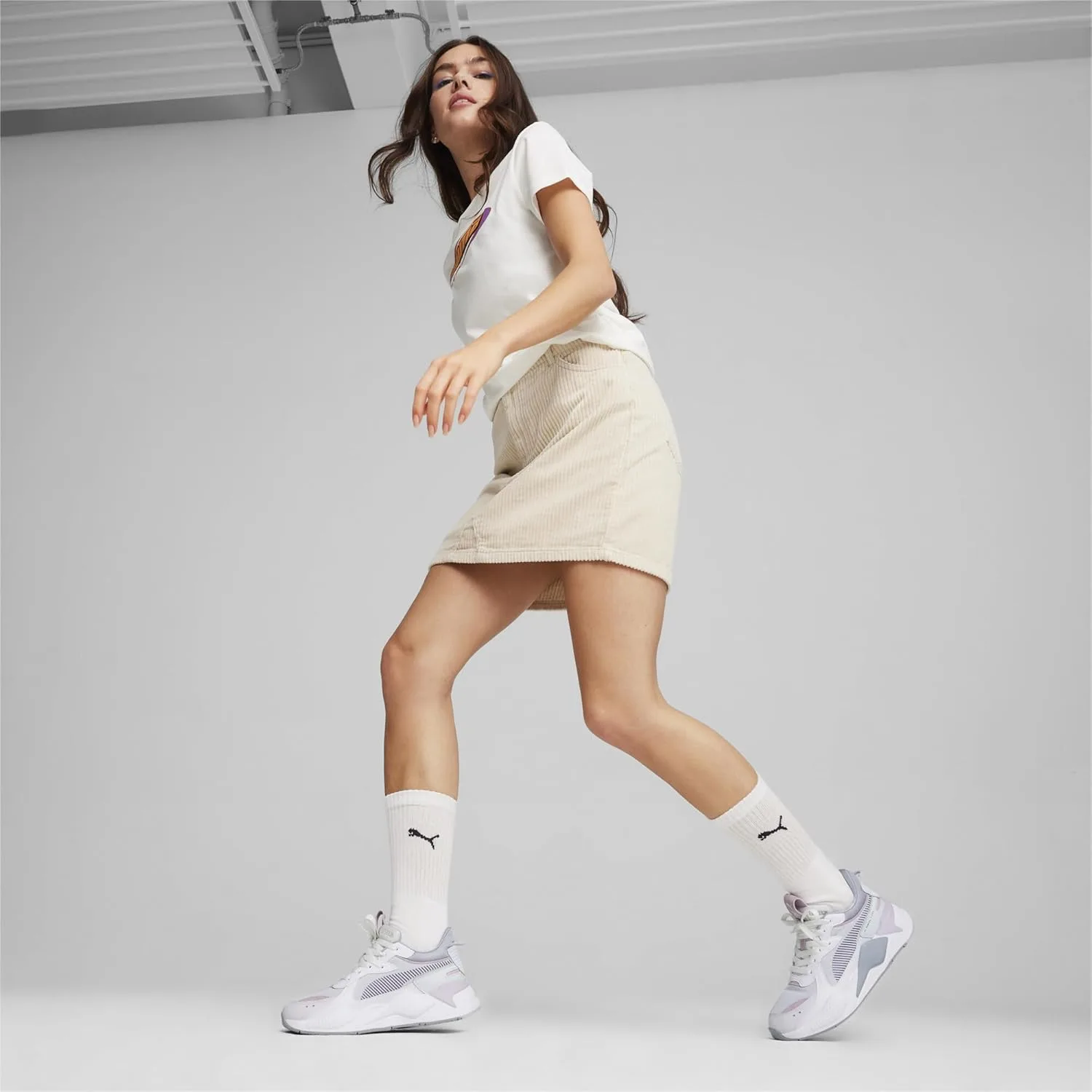 Кроссовки PUMA Unisex Rs-x Hard Drive, белый — фото 3