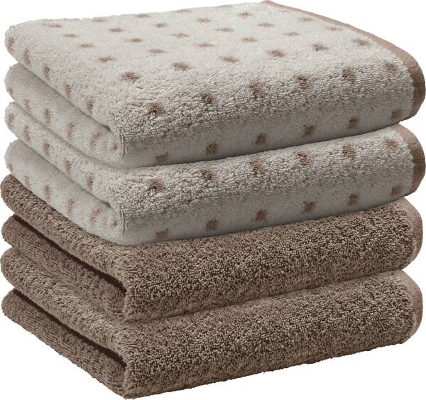 

Полотенце Erwin Müller 4er-Pack 208073, 50x1x100 см, натуральный