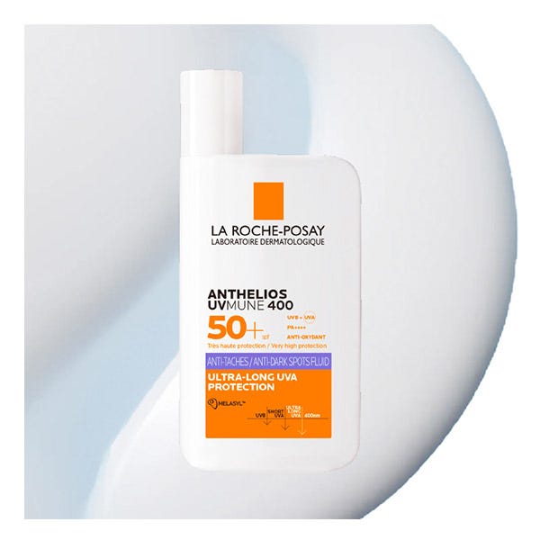 Солнцезащитный крем spf50+ LA ROCHE POSAY Anthelios Uv Mune 400 Fluido Antimanchas, 50 мл — фото 2