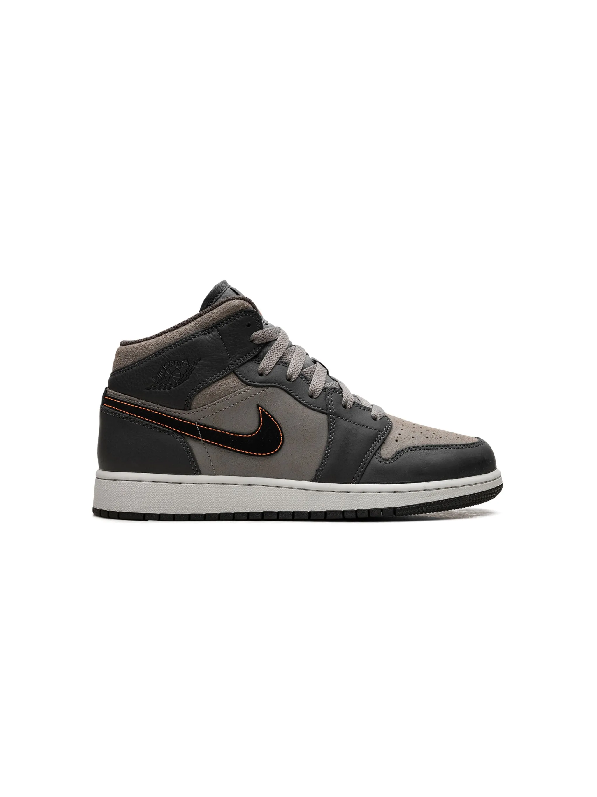 Кроссовки Air Jordan 1 Mid SE Night Stadium Jordan Kids, черный — фото 2