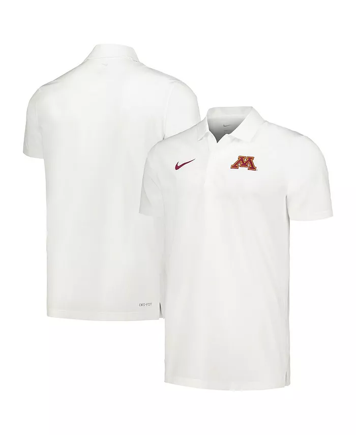 

Мужская белая поло Minnesota Golden Gophers Sideline Nike