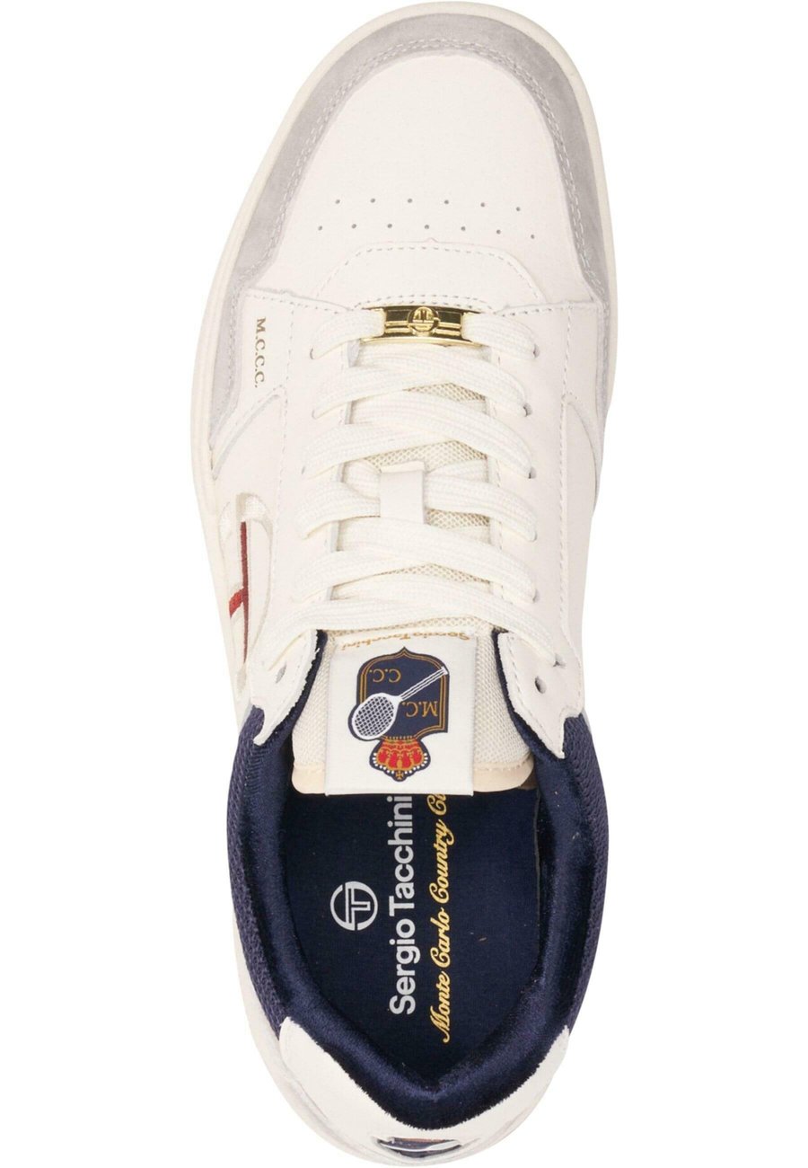Кроссовки Sergio Tacchini Trainers, White Tofu Maritime Blue/Beige — фото 3