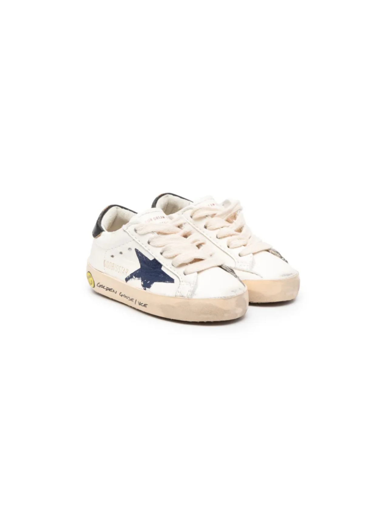 

Golden Goose Kids кеды Super-Star Junior, белый