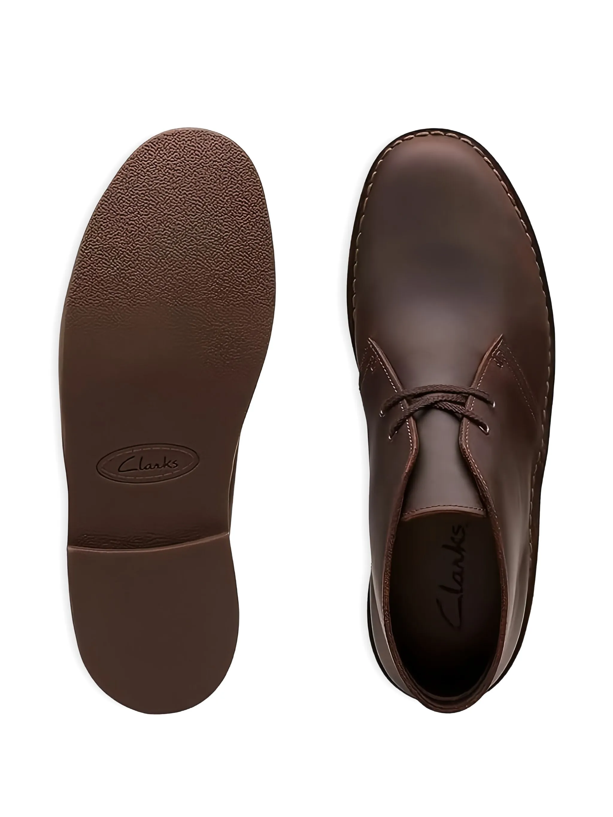Ботинки Bushacre на шнуровке Clarks Originals, коричневый — фото 4