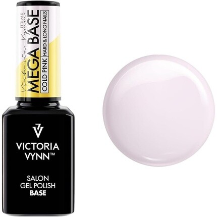 

Victoria Vynn Mega Base Hard & Long Nails Гибридный УФ-гель-лак со светодиодной подсветкой Холодный розовый 15 мл