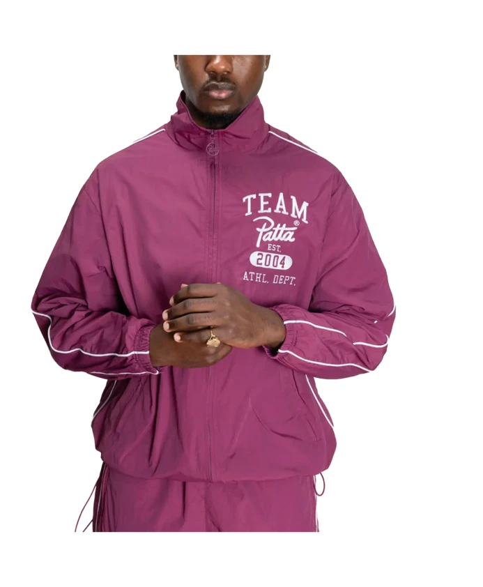 

Спортивная нейлоновая куртка Boysenberry Patta, розовый