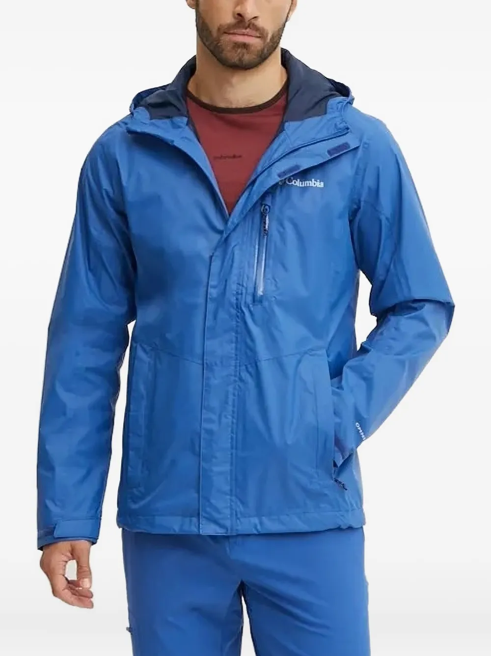 

Куртка Pouring Adventure III на молнии с капюшоном Columbia, синий