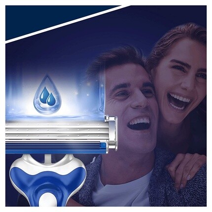Gillette Одноразовые лезвия Sensor3 Comfort для мужчин, 5 шт., серебристые — фото 2