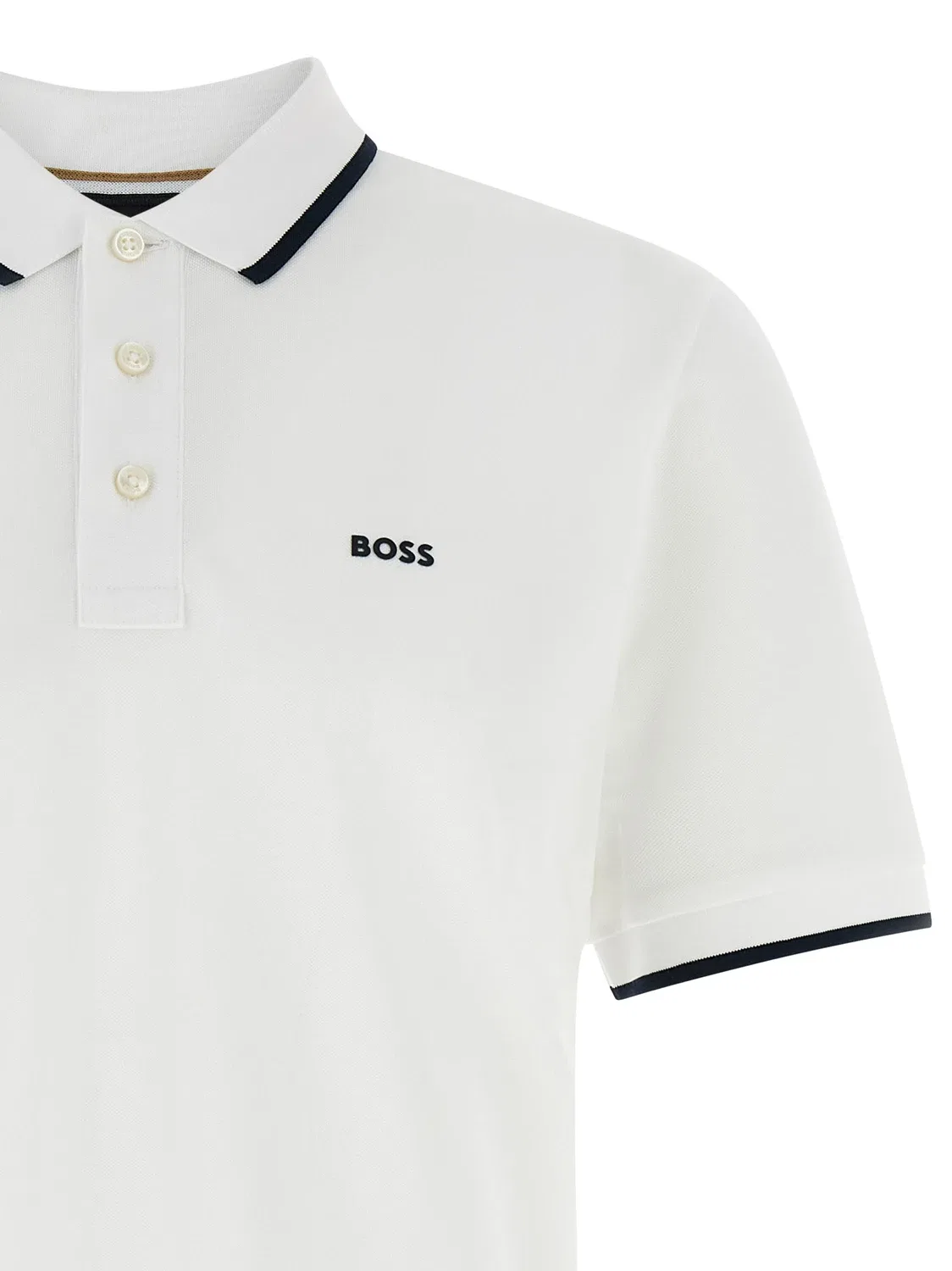 Поло «Parlay 190» HUGO BOSS, белый — фото 3