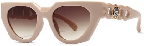 

Винтажные квадратные солнцезащитные очки для женщин 2027 года, модные, для путешествий, в стиле хип-хоп, солнцезащитные очки для мужчин и женщин с защитой от УФ-излучения UV400 MTZJH, D5