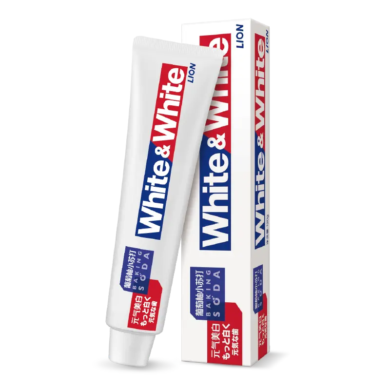 Зубная паста LION White & White с грейпфрутовым вкусом и пищевой содой, 3 шт — фото 3