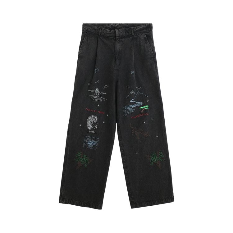 

Брюки Jungles Questions Pleated Pant 'Black', черный