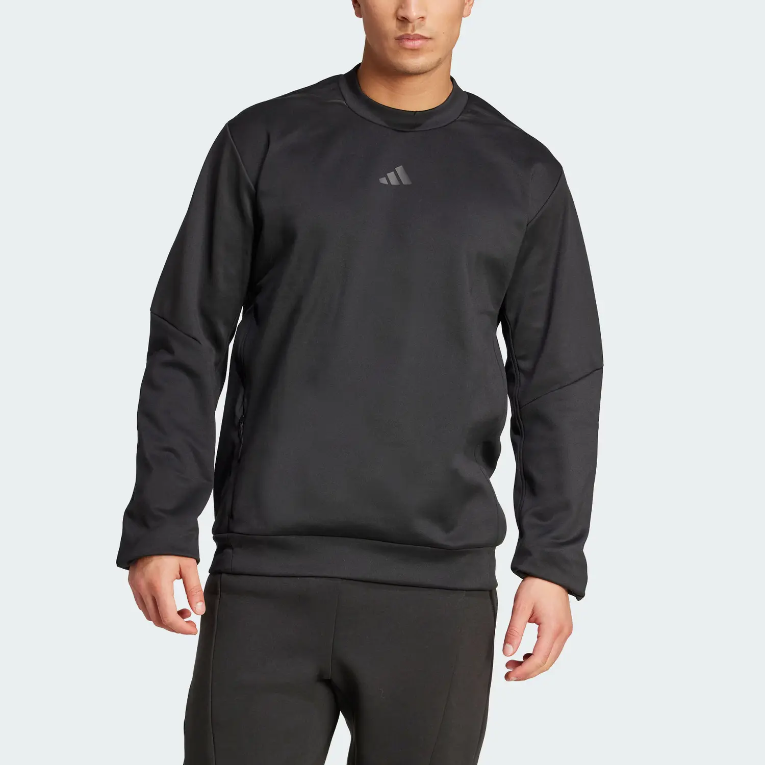D4T FW25 толстовка с капюшоном мужская Adidas, черный — фото 3