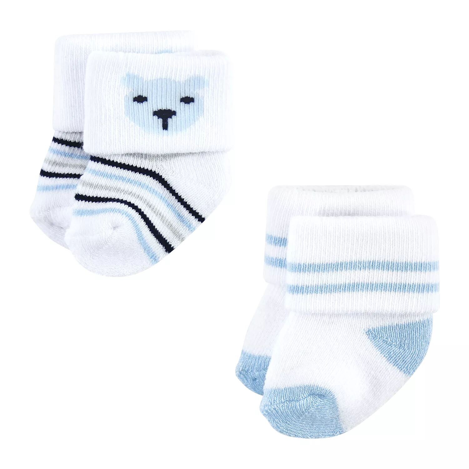 Носки Hudson Baby Infant Boy из хлопка для новорожденных и махровые носки, Bear Boy Hudson Baby — фото 2